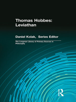 cover image of Thomas Hobbes